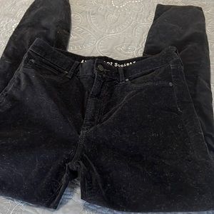 Articles of Society Hilary High Rise skinny jeans with velour size 29